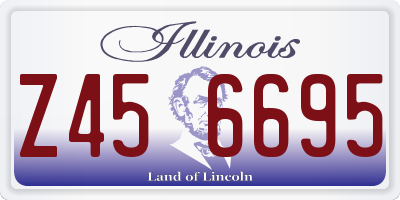 IL license plate Z456695