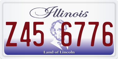 IL license plate Z456776