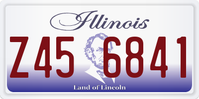 IL license plate Z456841