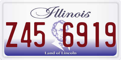 IL license plate Z456919