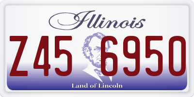 IL license plate Z456950