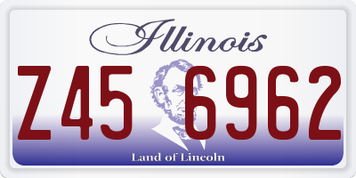 IL license plate Z456962