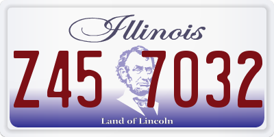 IL license plate Z457032