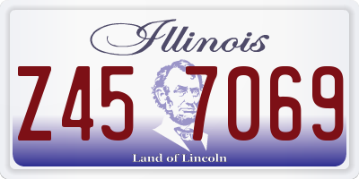 IL license plate Z457069