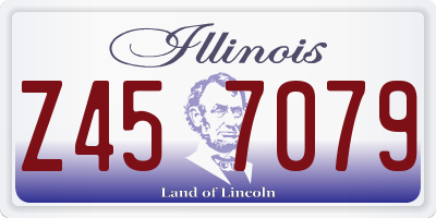 IL license plate Z457079
