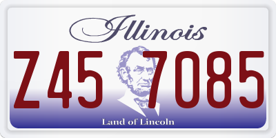 IL license plate Z457085