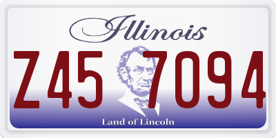 IL license plate Z457094