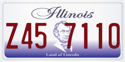 IL license plate Z457110