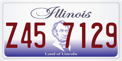 IL license plate Z457129
