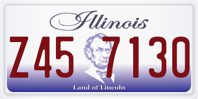 IL license plate Z457130