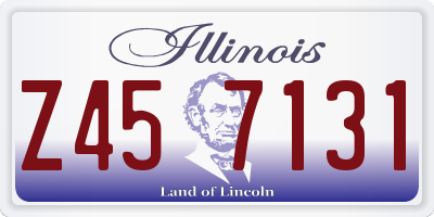 IL license plate Z457131