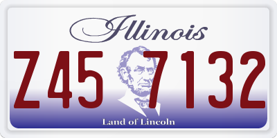 IL license plate Z457132