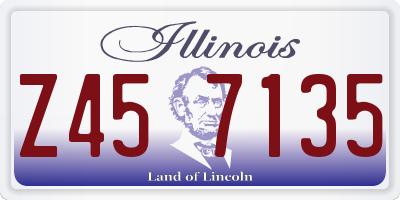 IL license plate Z457135