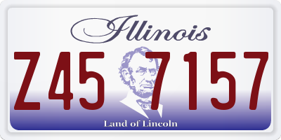 IL license plate Z457157