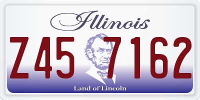 IL license plate Z457162