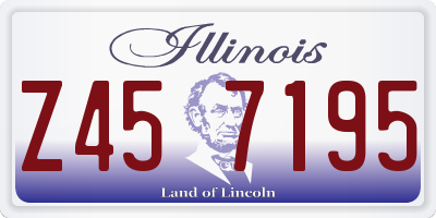 IL license plate Z457195
