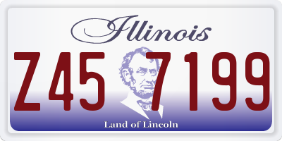 IL license plate Z457199