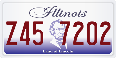 IL license plate Z457202