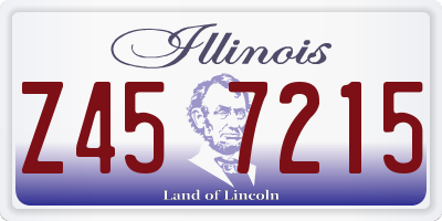 IL license plate Z457215
