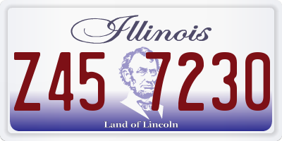 IL license plate Z457230