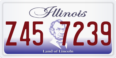 IL license plate Z457239