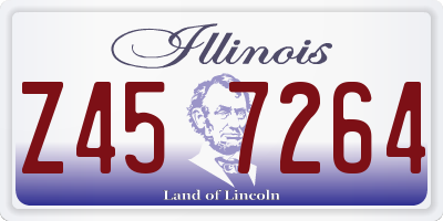 IL license plate Z457264