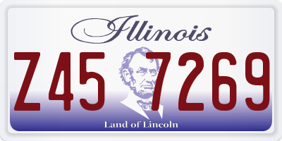 IL license plate Z457269