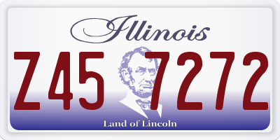 IL license plate Z457272