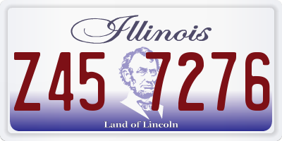 IL license plate Z457276