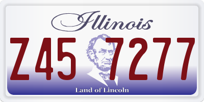 IL license plate Z457277