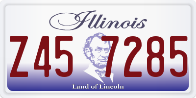 IL license plate Z457285