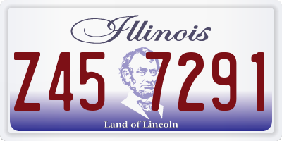 IL license plate Z457291