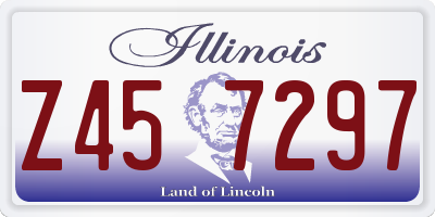 IL license plate Z457297