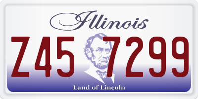 IL license plate Z457299