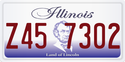 IL license plate Z457302