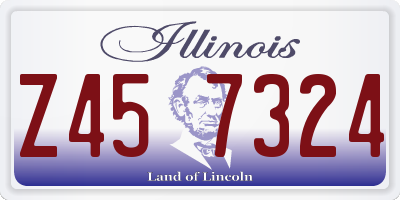 IL license plate Z457324