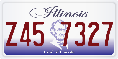 IL license plate Z457327