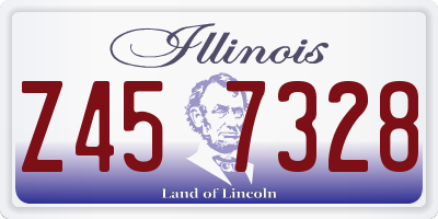 IL license plate Z457328