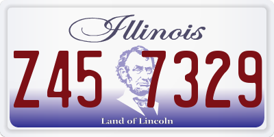 IL license plate Z457329