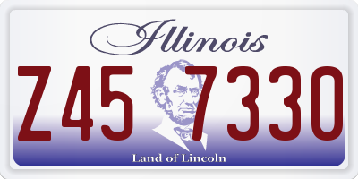 IL license plate Z457330