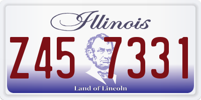 IL license plate Z457331