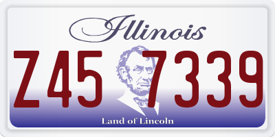 IL license plate Z457339