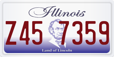 IL license plate Z457359