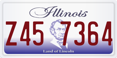 IL license plate Z457364