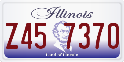 IL license plate Z457370