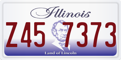 IL license plate Z457373