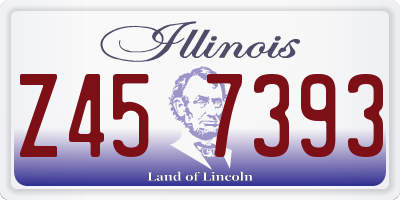 IL license plate Z457393