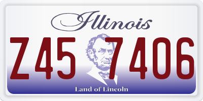 IL license plate Z457406