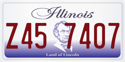 IL license plate Z457407