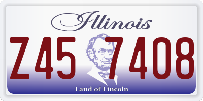 IL license plate Z457408